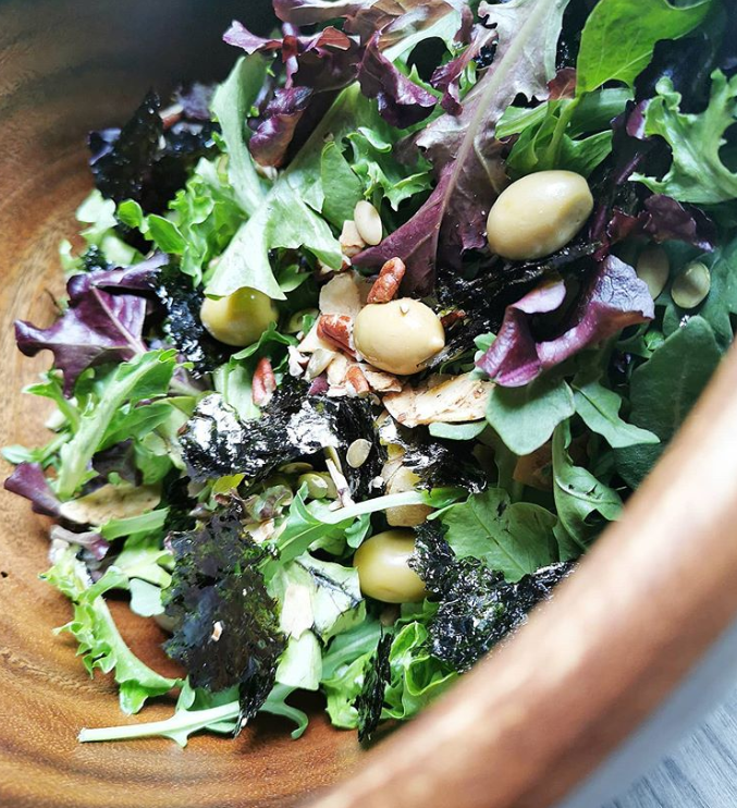 Steak Salad with Probiotic and Prebiotic